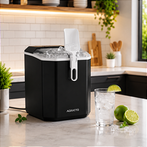 Máquina De Gelo Agratto Mg-02 Compacta 12kg