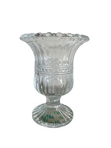 Vaso Fratello c/ pé em cristal ecologico 14,5cm