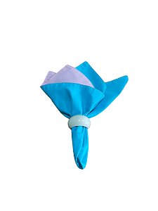Guardanapo Rosa com Azul Dupla Face