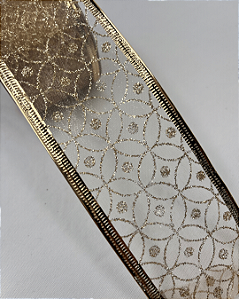 FITA ARAMADA CHAMPANHE 6,3cmx9,14