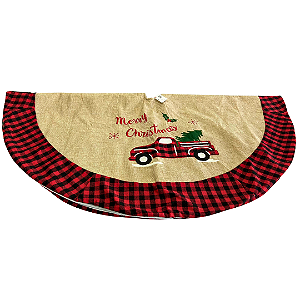 Saia para árvore de natal caminhonete 120cm
