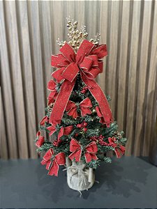 Árvore de natal laços e berry 60 cm - Aruana Decor - Enviamos para todo  Brasil!