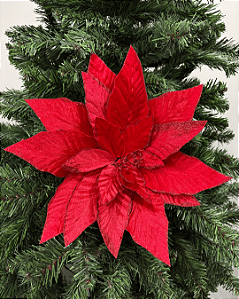 H.BICO PAPAGAIO NATAL AVELUDADO (VERMELHO) 31cm