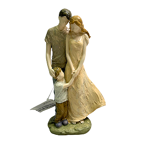 ESCULTURA DECOR POLIRESINA FAMILIA