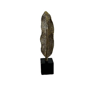 ESCULTURA DECORATIVA FOLHA