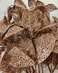 GALHO C/GLITTER NUDE 40CM