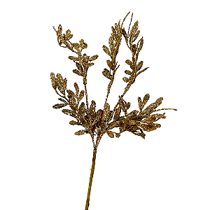 Galho decor dourado