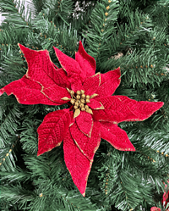 H.BICO PAPAGAIO NATAL AVELUDADO (VERMELHO) 20cm