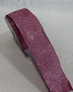 Fita natal decorativa rosa