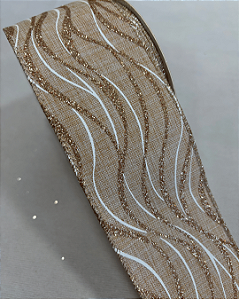 FITA ARAMADA BEGE/ROSE 6,3cmX9,14m