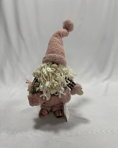 PAPAI NOEL ESCANDINAVO ROSA  37cm