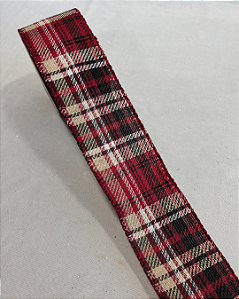 Fita aramada xadrez - 6.3cm x 9.14m