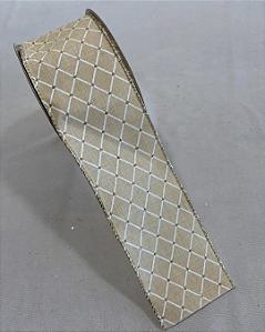 Fita Aramada Champanhe / Nude -  6.3cm x 9.1m