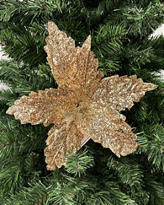 DEC FLOR POINSETIA CHAMPANHE