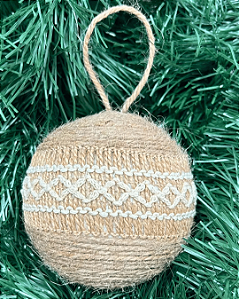 BOLA DECORADA 10CM JOGO COM 3 UN