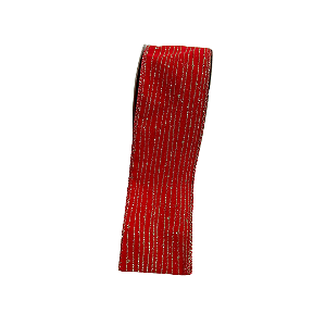 FITA ARAMADA VELUDO  GLITTER CHAMPANHE VERMELHO