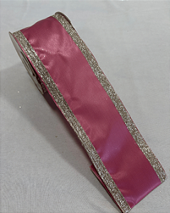 FITA ARAMADA ROSA/CHAMPANHE 6,3cmX9,14m