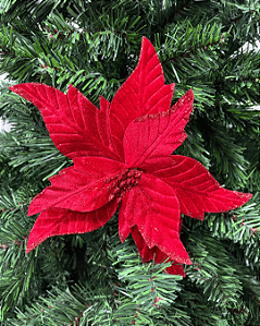 FLOR DEC POINSETIA VRM 15cm () C/1 UN