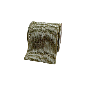 FITA NATAL ARAMADA C/GLITTER OURO