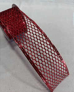 FITA ARAMADA VERMELHA 6,3cm x 9.14m