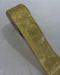 FITA ARAMADA C/GLITTER OUR 6,3x914cm () C/1 UN