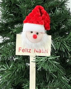 PLACA PAPAI NOEL 24cm