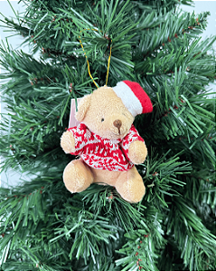 ENFEITE P/ PENDURAR URSO 11CM