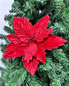 FLOR DECORATIVA VERMELHO 30CM