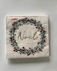 GUARDANAPO PAPEL GUIRLANDA NOEL 33X33CM