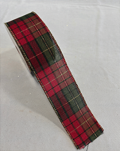 FITA ARAMADA XADREZ VERMELHO 6,3cmx9,14m