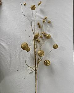 GALHO NATAL DOURADO  96CM