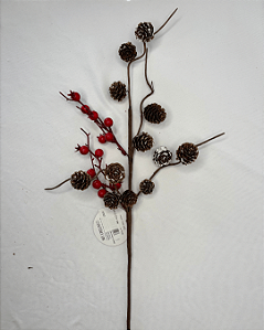 GALHO LONGO VERMELHO 55cm