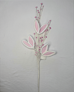 GALHO PASCOA ORELHA ROSA 60cm