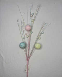 GALHO PASCOA CANDY COLORIDO 68cm