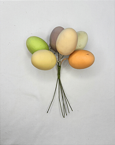 PASCOA OVINHOS (COLORIDO) 15cm