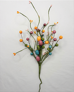 GALHO PASCOA OVINHOS (COLORIDO) 34cm