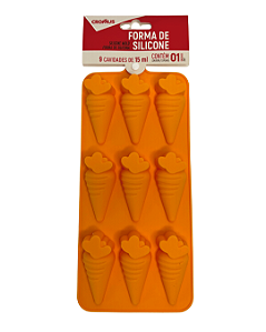 FORMA SILICONE P/ PASCOA CENOURA 1,5X23CM