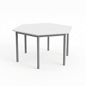 Mesa Infantil/Juvenil Hexagonal 1200x1000x600 | Linha MAX (STX120T3)