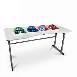 Conjunto Coletivo de Alimentação para Maternal 4 Lugares | Linha Max (CJ-MTRN4L)