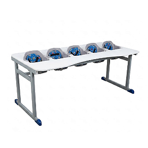 Conjunto Coletivo de Alimentação para Maternal 5 Lugares | Linha Max (CJ-MTRN5L)