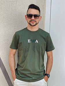 Camiseta Emporio Armani Verde Musgo