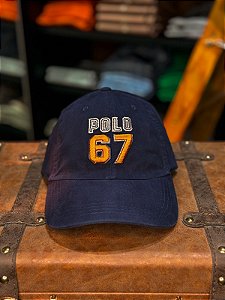 Boné Ralph Lauren Polo 67 Azul Marinho