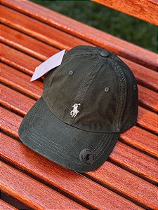 Boné Ralph Lauren Classic Verde Musgo Pony Verde Claro