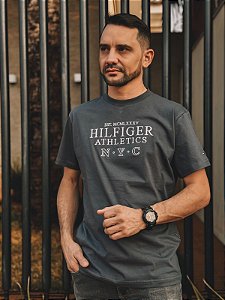 Camiseta Tommy Hilfiger Big Hilfiger Azul Petróleo