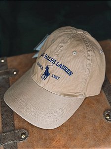 Boné Ralph Lauren Polo 1967 Marrom