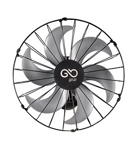 Ventilador V50 cm Parede Preto