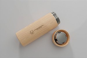 Garrafa Térmica Inox com difusor - Bambu 500 ml