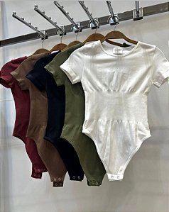 Body Canelado Microfibra