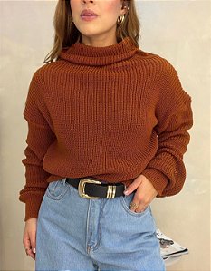 Blusa Tricot Gola Boba