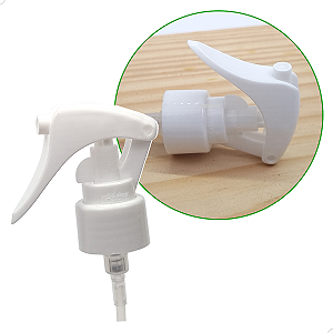 Válvula Mini Gatilho Trigger Lisa BRANCA rosca 24mm R24/410 (10un) (CH/39/BCA)